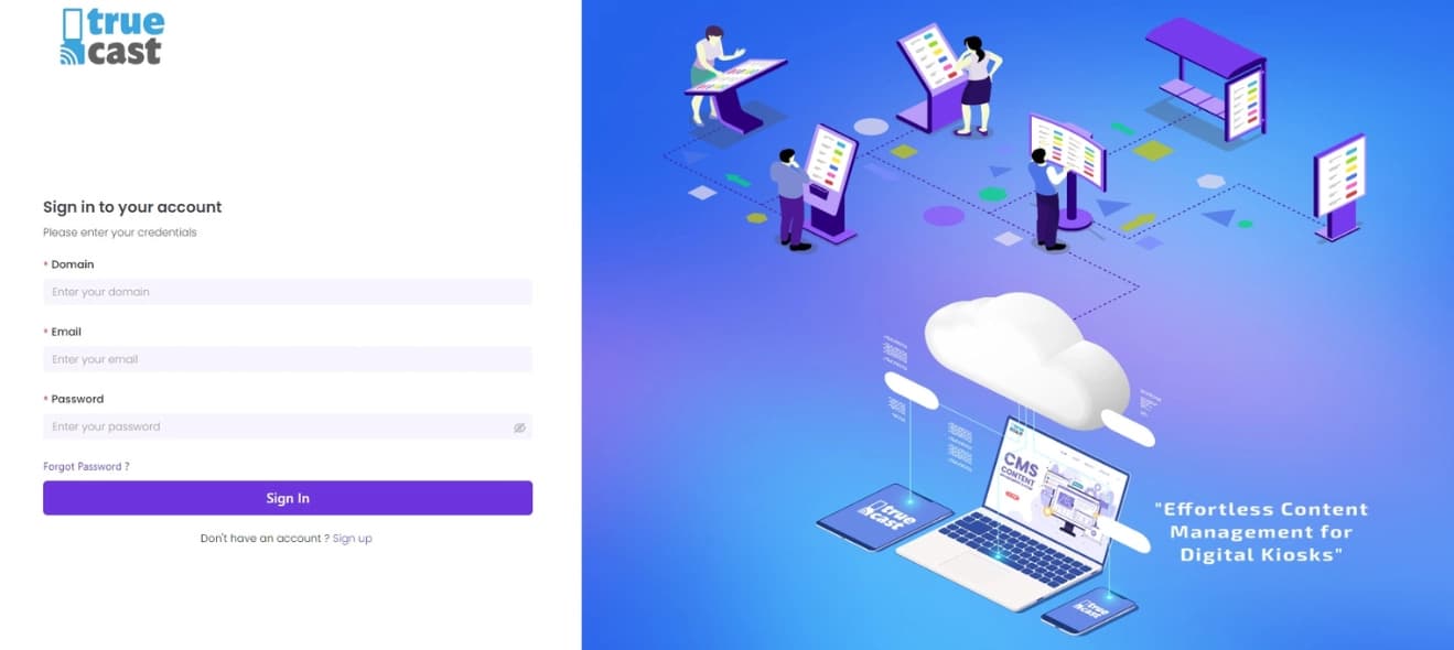 About True Cast CMS software 1