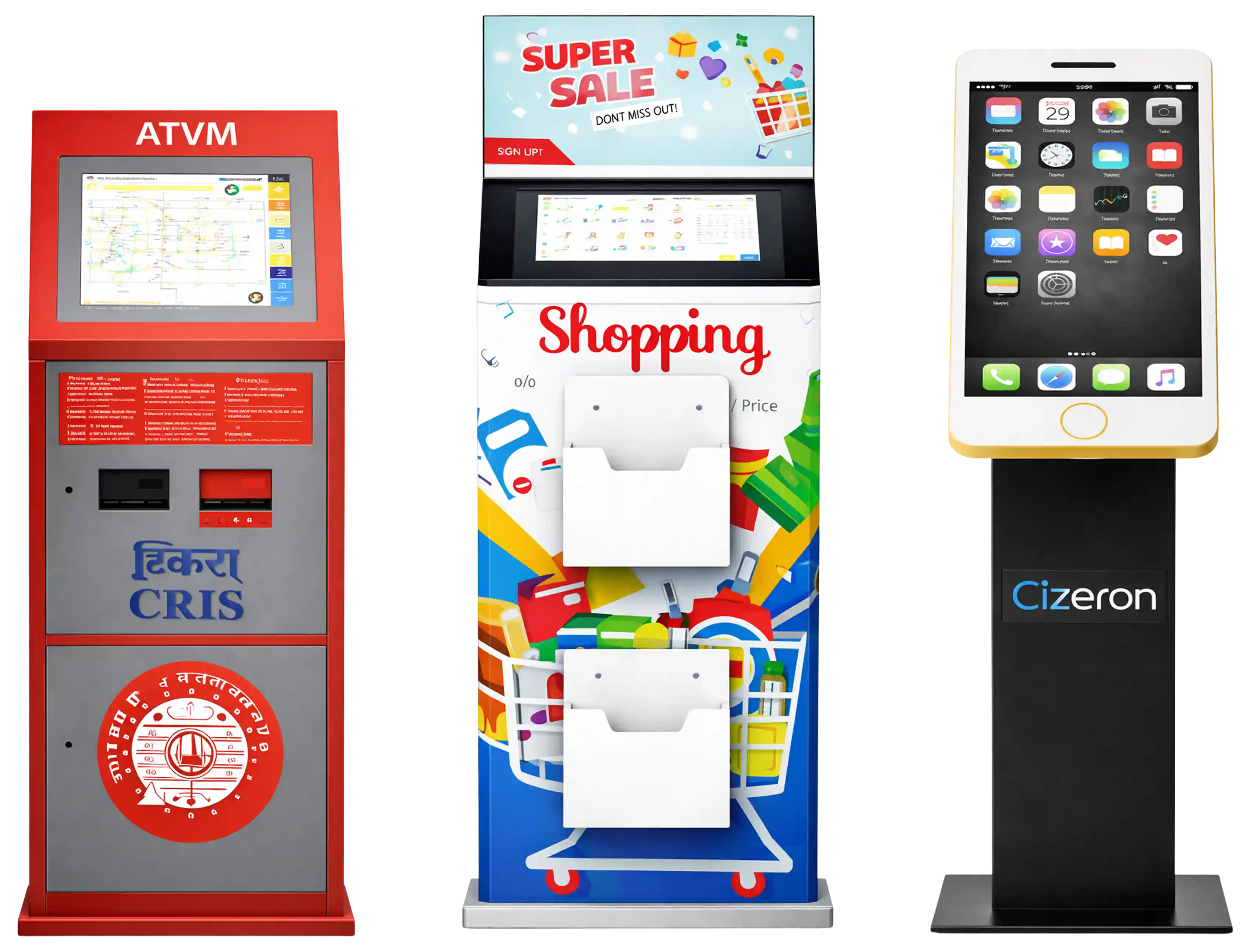 Customized kiosk manufacturer in Coimbatore for retail, healthcare and corporate use