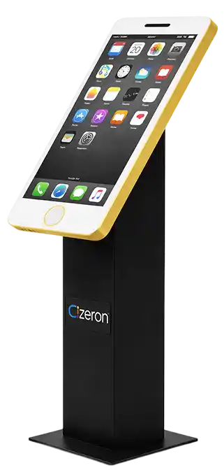 Bespoke touch screen kiosk manufactured in Coimbatore for any industry