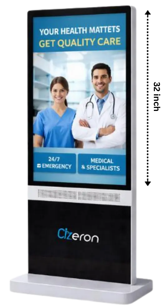 Digital signage software displays web pages & directions in public spaces, museums, & retail stores.